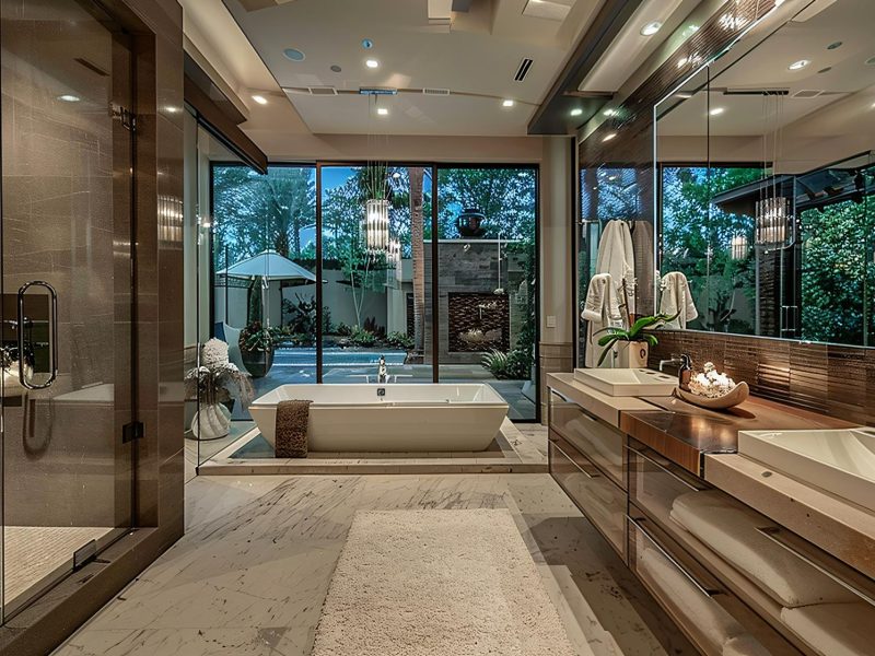 Spa-Inspired bathroom