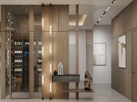 Wine Room from Great Room